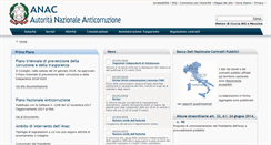 Desktop Screenshot of anticorruzione.it