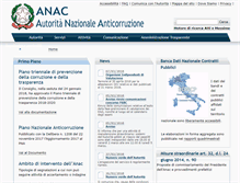 Tablet Screenshot of anticorruzione.it